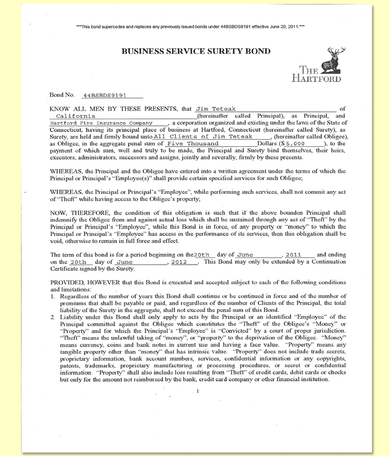General Liability 2011
