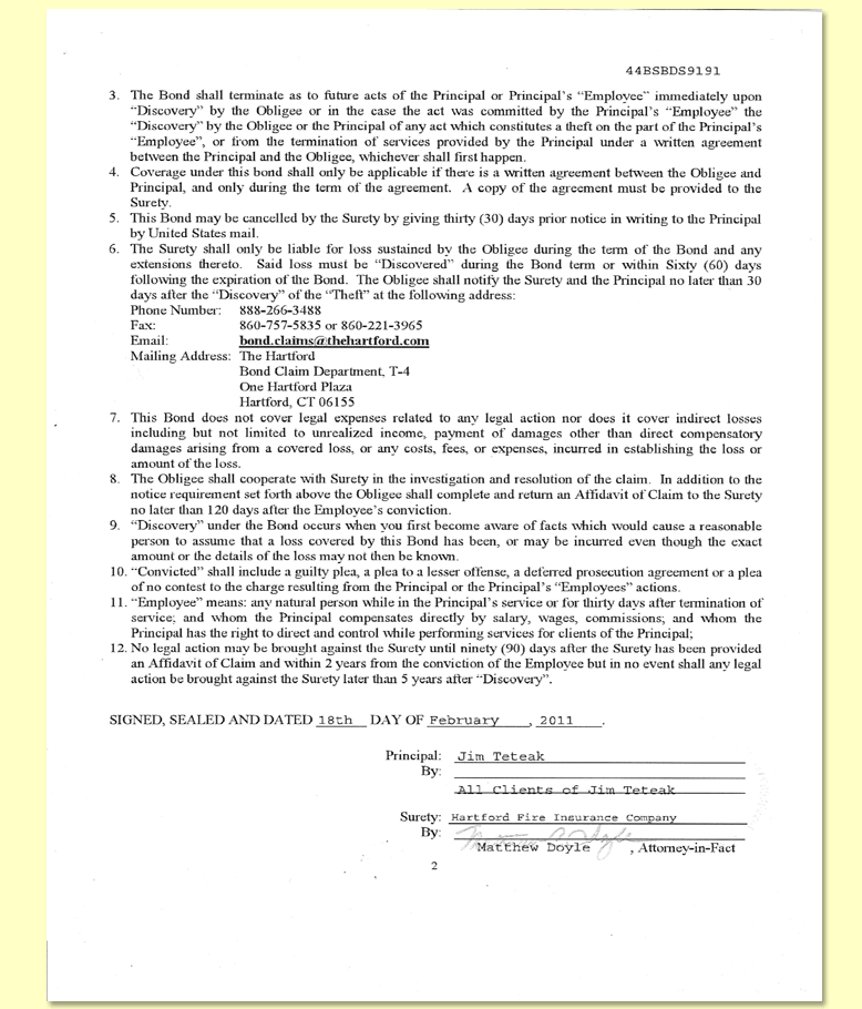 General Liability 2011